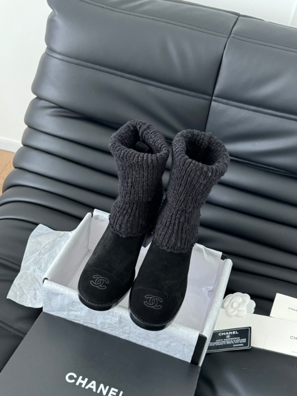 샤넬 24K 신상 삭스 쇼트 부츠