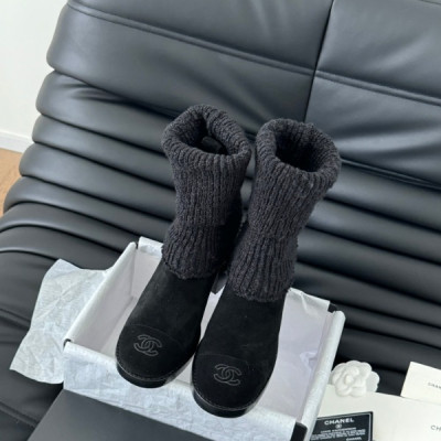 샤넬 24K 신상 삭스 쇼트 부츠