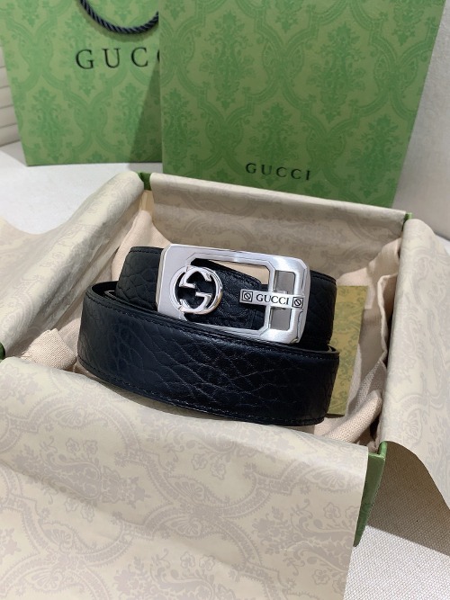 GUCCI 구찌 GG 로고 인터로킹 벨트