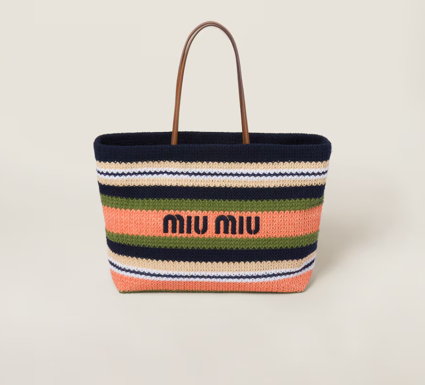 Miu Miu 여성 토트백 탑 핸들백