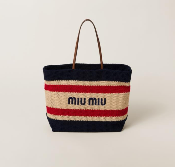 Miu Miu 여성 토트백 탑 핸들백