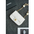 CHANEL 24s 더블펄 플랩백 11.5cm