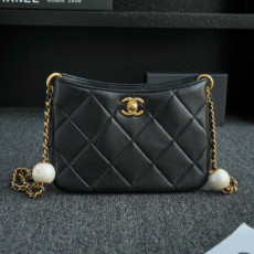 CHANEL 24s 더블펄 호보백