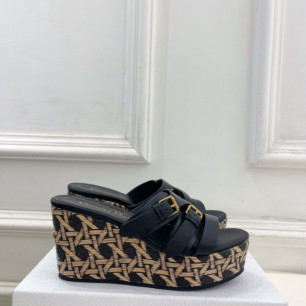 디올 L'Amazone Dior 웨지힐 뮬