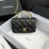 CHANEL 24s 투명손잡이 𝖢𝖥 플랩백 17cm