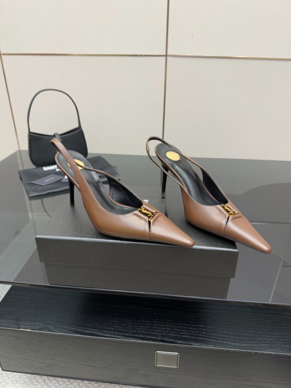 입생로랑 바빌론 브르퇴 슬링백 펌프스
