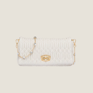 MIUMIU 미우미우 아이코닉 크리스탈 가죽백