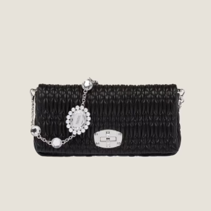 MIUMIU 미우미우 아이코닉 크리스탈 가죽백