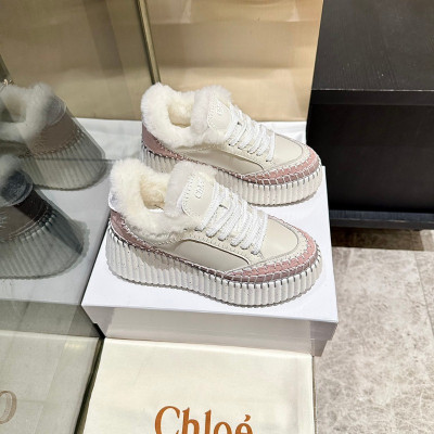 끌로에 Nama 웨지 스니커즈
