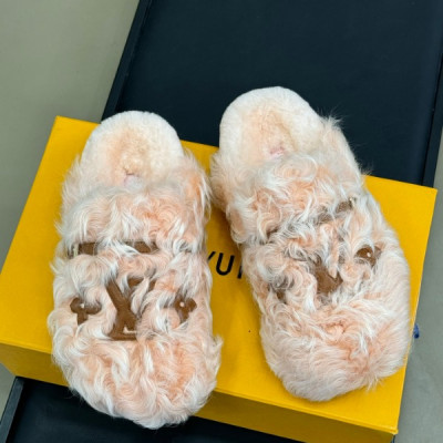 루이비통 LV 이지 뮬 위드 퍼