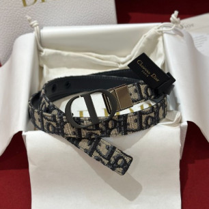 DIOR 디올 30 Montaigne 30 몽테뉴 몽테인 오블리크 리버서블 벨트 20mm B0178UWEO