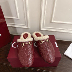 구찌 홀스빗 시어링 뮬