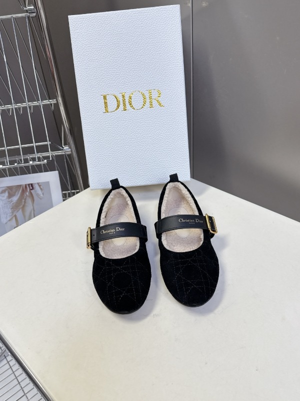 디올 Alps Dior Frost 발레 플랫 슈즈
