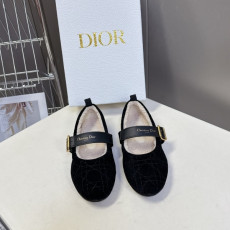 디올 Alps Dior Frost 발레 플랫 슈즈