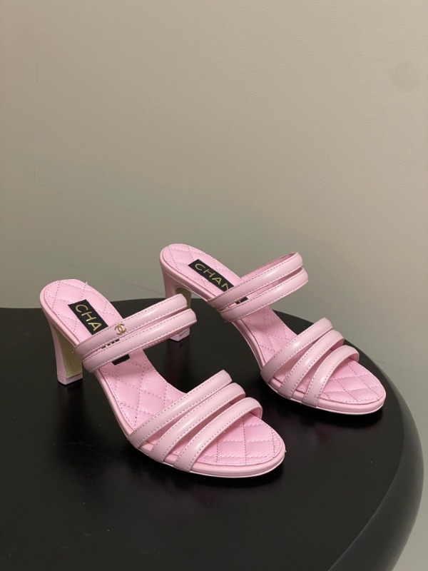 샤넬 신상 하이힐 샌들