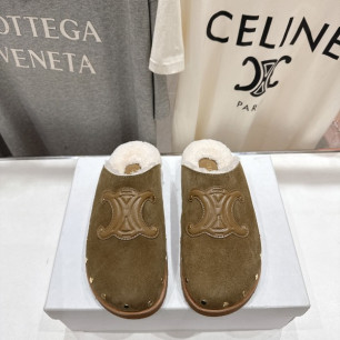 셀린느 26 봄 여름 신상 퍼 뮬