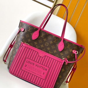 루이비통 Neverfull 인사이드 아웃 미디엄 핸드백