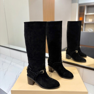 발렌티노 V로고 시그니처 하이부츠 8cm