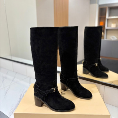 발렌티노 V로고 시그니처 하이부츠 8cm
