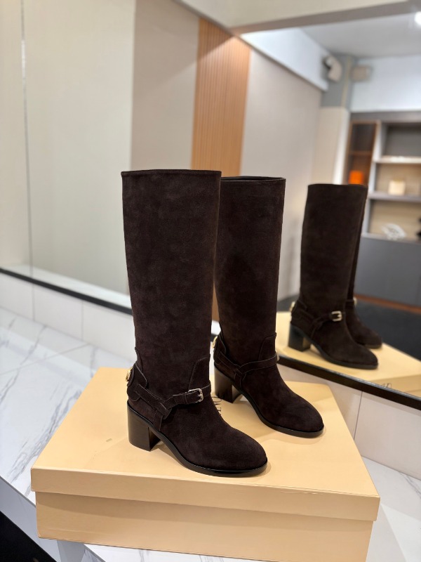 발렌티노 V로고 시그니처 하이부츠 8cm