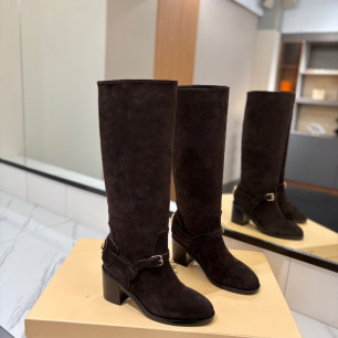 발렌티노 V로고 시그니처 하이부츠 8cm
