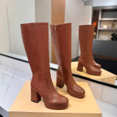 발렌티노 포셋 플랫폼 하이부츠 10cm