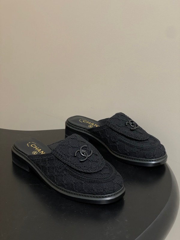샤넬 26FW 더블C 뮬 슈즈