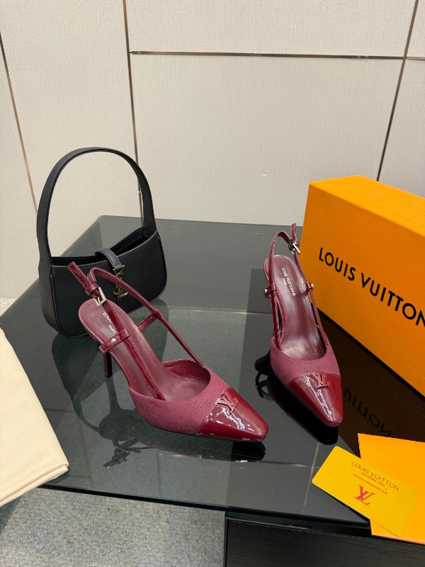 루이비통 시티 슬링백 펌프스 9cm