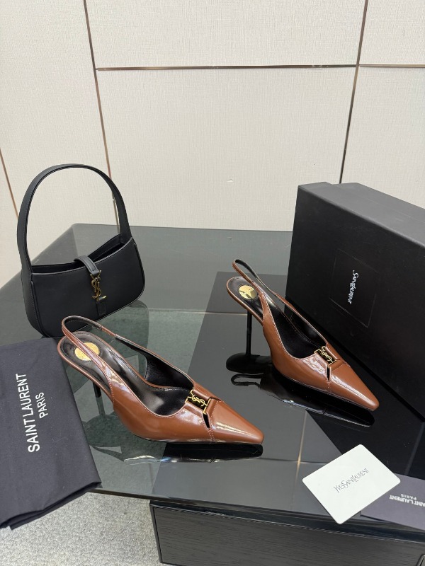 입생로랑 바빌론 브르퇴유 슬링백 펌프스 6.5cm
