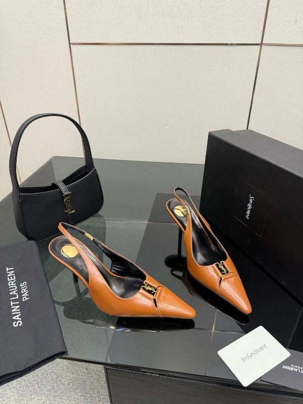 입생로랑 바빌론 브르퇴유 슬링백 펌프스 6.5cm
