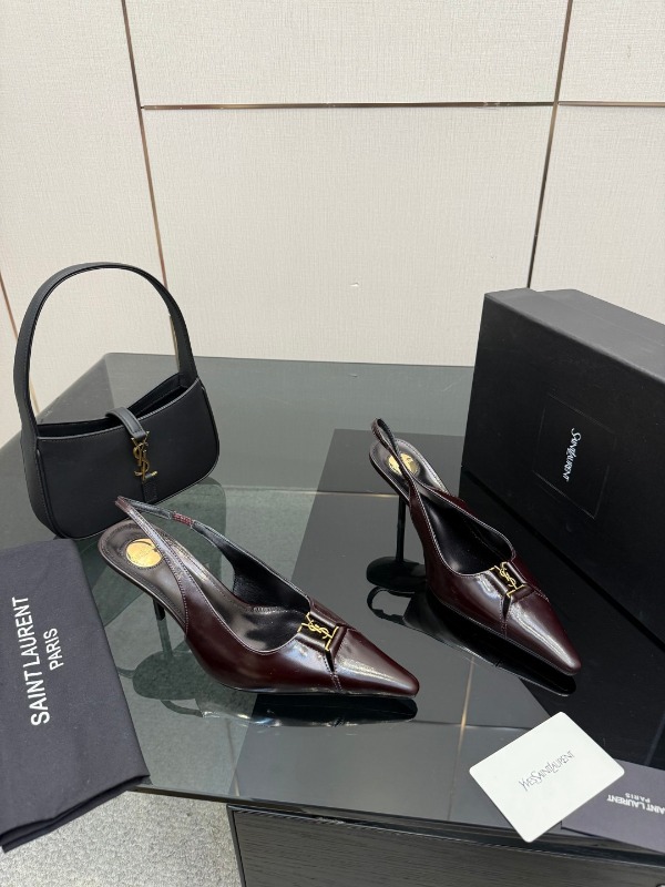 입생로랑 바빌론 브르퇴유 슬링백 펌프스 6.5cm