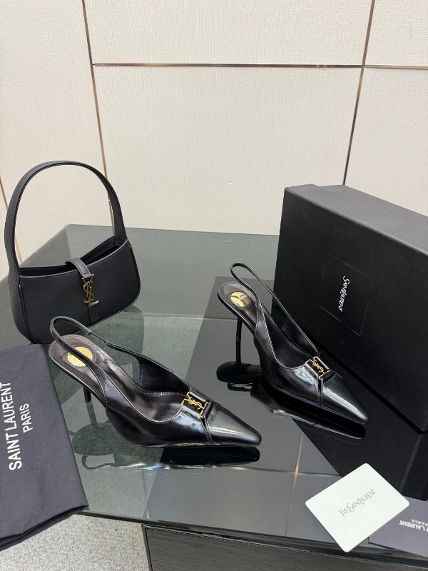 입생로랑 바빌론 브르퇴유 슬링백 펌프스 6.5cm