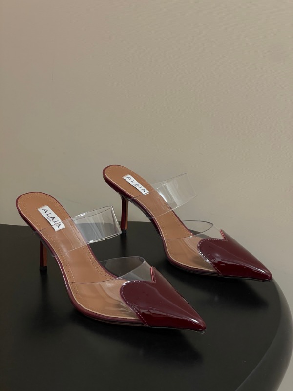 알라이아 26SS 신상 뮬 9cm