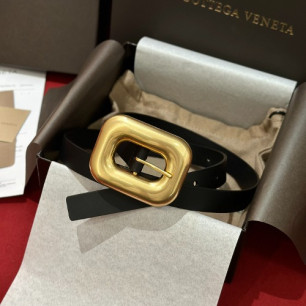 BOTTEGA VENETA 보테가 체인 링크 벨트 2cm - 734271