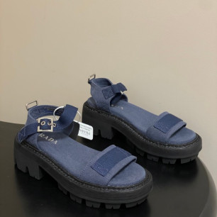 프라다 26 봄 여름 신상 캔버스 샌들 5.5cm