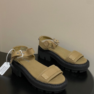 프라다 26 봄 여름 신상 캔버스 샌들 5.5cm