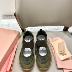 미우미우 타이어 테크니컬 발레리나 슈즈