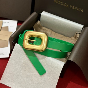 BOTTEGA VENETA 보테가 체인 링크 벨트 2cm - 734271