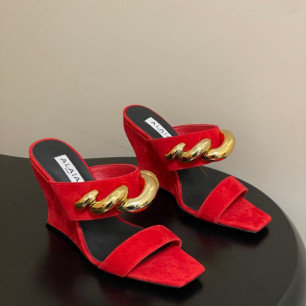 알라이아 26SS 신상 WAVE JEWEL 뮬 9.5cm