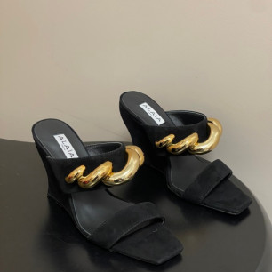 알라이아 26SS 신상 WAVE JEWEL 뮬 9.5cm