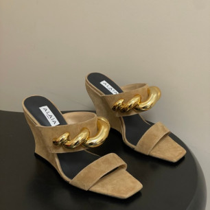알라이아 26SS 신상 WAVE JEWEL 뮬 9.5cm