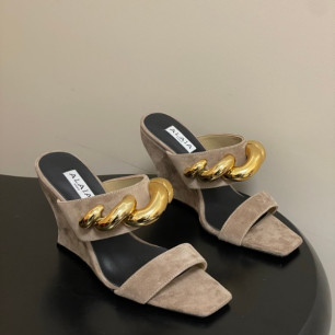 알라이아 26SS 신상 WAVE JEWEL 뮬 9.5cm