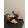 알라이아 26SS 신상 WAVE JEWEL 뮬 9.5cm