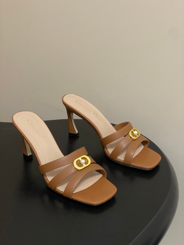 디올 26S 신상 진주 뮬 8cm