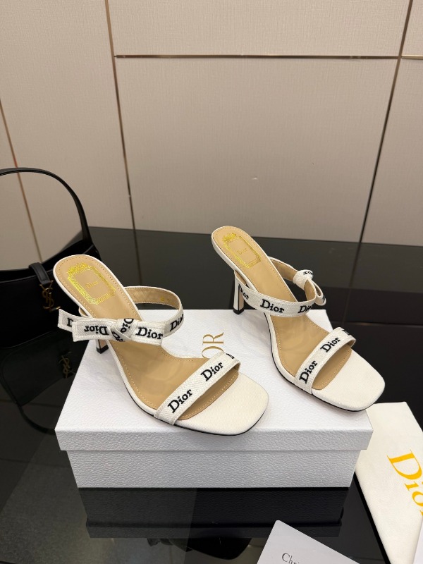 디올 자디올 스르랩 힐 샌들 9.5cm