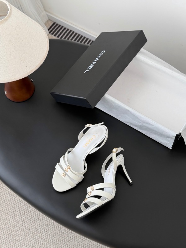 샤넬 26 초봄 슬링백 힐 슈즈 7.5cm