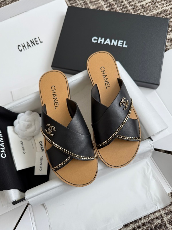 [하이엔드]샤넬 26C 체인 플랫 샌들