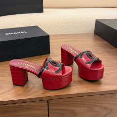 샤넬 26 신상 플랫폼 힐 샌들 8.4cm