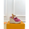 루이비통 Helios 웨지 샌들 12cm