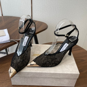 지미추 파이즈 레이스 펌프스 9.5cm